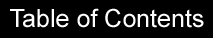 Table of Contents