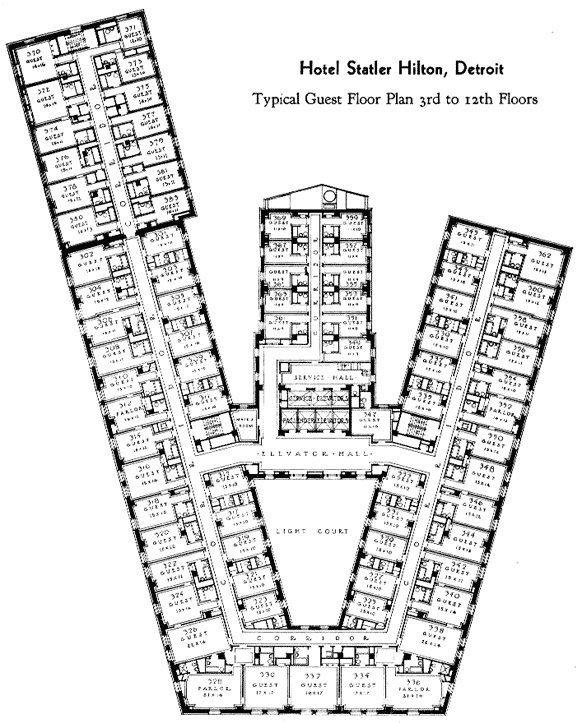 Typical Guest Floor Plan